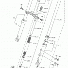 TTR50E  (TTR50EM) Передняя вилка