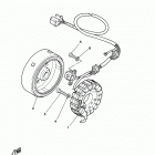 V STAR 250 (XV250L1/XV250L1C) Генератор