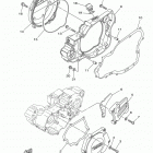 YZ250X  (YZ250XK) Крышка картера двигателя