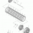 YZ450F  (YZ450FLL/YZ450FLGY) Сцепление