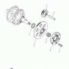 V STAR 250 (XV250L1/XV250L1C) Муфта стартера