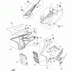 YZ250X  (YZ250XK) Боковые обтекатели