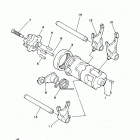 TTR230  (TTR230L) Вилки переключения передач