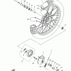 TTR110E (TTR110EM) Переднее колесо