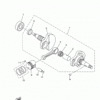TTR110E (TTR110EM) Коленчатый вал и Поршень