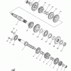 YZ85  (YZ85L) Трансмиссия