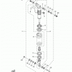 YZ250X  (YZ250XK) Задняя подвеска