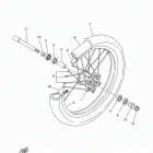 YZ125 (YZ125H2) Переднее колесо