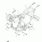 YZ85  (YZ85L) Рама