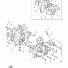 YZ125  (YZ125K2) Картер двигателя