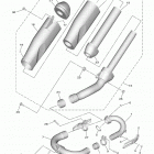 YZ250F (YZ250FLGY/YZ250FLL) Выхлопная система