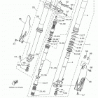 YZ250X (YZ250XK) Передняя вилка