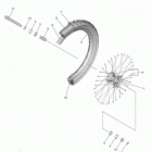 YZ450F  (YZ450FLL/YZ450FLGY) Переднее колесо