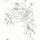 YZ250X (YZ250XK) Топливный бак