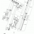 YZ85 (YZ85L) Передняя вилка