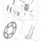 YZ250F (YZ250FLGY/YZ250FLL) Передний суппорт