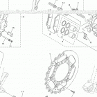 YZ250 (YZ250H2) Передний суппорт