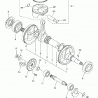 YZ250FX (YZ250FXH) Коленчатый вал и Поршень