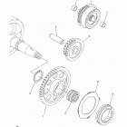 WR250R (WR25RHC/WR25RH) Муфта стартера