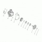 YZ250F (YZ250FLGY/YZ250FLL) Водяной насос