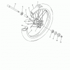 WR250F (WR250FH) Переднее колесо