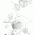 TTR50E  (TTR50EM) Головка цилиндров