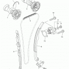 YZ250FX (YZ250FXH) Цепь механизма газораспределения
