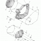 YZ250F (YZ250FLGY/YZ250FLL) Крышка картера двигателя