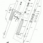 TTR230  (TTR230L) Передняя вилка