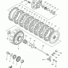 YZ250 (YZ250H2) Сцепление
