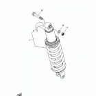 TTR230  (TTR230L) Задняя подвеска