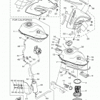 XT250 (XT250H/XT250HC) Топливный бак