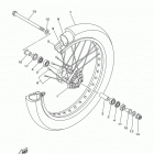 XT250 (XT250H/XT250HC) Переднее колесо