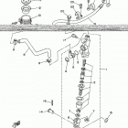 YZ85 (YZ85H) Задний торм цилиндр