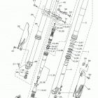 YZ250X  (YZ250XK) Передняя вилка