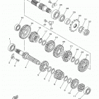 YZ125 (YZ125H2) Трансмиссия