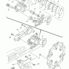 YZ250X (YZ250XK) Задний суппорт