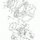 YZ250FX (YZ250FXH) Крышка картера двигателя