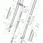 YZ450F  (YZ450FLL/YZ450FLGY) Передняя вилка