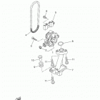 XSR700 (XSR700JGY/XSR700JR/XSR700JCR/XSR700JCGY) Масляный насос