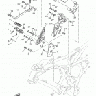 XSR700 (XSR700JGY/XSR700JR/XSR700JCR/XSR700JCGY) Подножки