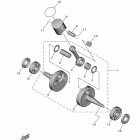 YZ65  (YZ65L) Коленчатый вал и Поршень