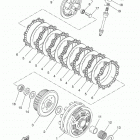 XSR700 (XSR700JGY/XSR700JR/XSR700JCR/XSR700JCGY) Сцепление