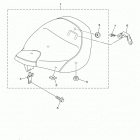 BOLT R-SPEC  (XVS95CJCL/XVS95CJGY/XVS95CJCGY/XVS95CJL) Сиденье