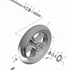 STAR ELUDER (XV19BJL/XV19BJB) Переднее колесо