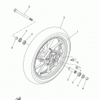 XSR700 (XSR700JGY/XSR700JR/XSR700JCR/XSR700JCGY) Переднее колесо