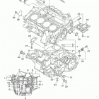 FJR1300P POLICE  (FJR13PJW) Картер двигателя