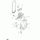 XSR700  (XSR700LCW/XSR700LW) Масляный насос