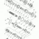 XSR700 (XSR700JGY/XSR700JR/XSR700JCR/XSR700JCGY) Трансмиссия