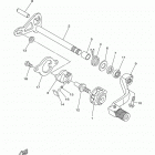 YZ125  (YZ125J2) Вал переключения
